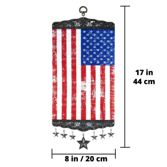 17"x8" Mini Hanging Carpet USA Flag Theme - Picture 2 of 2